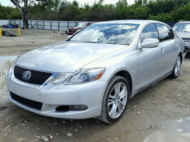 JTHBC96S295017958 - 2009 LEXUS GS 450H SILVER photo 2