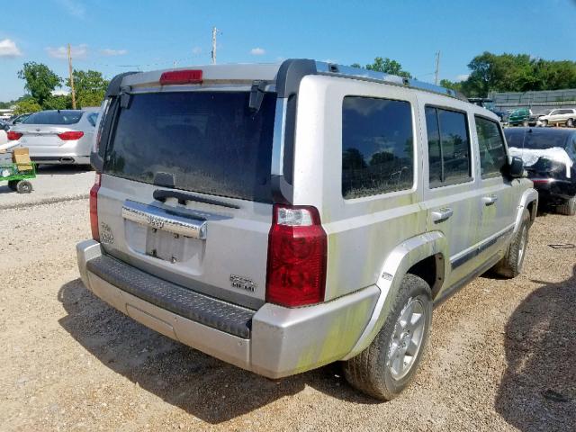 1J8HG58276C100307 - 2006 JEEP COMMANDER 银色 照片 4