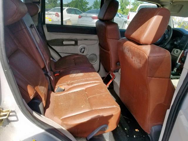 1J8HG58276C100307 - 2006 JEEP COMMANDER 银色 照片 6