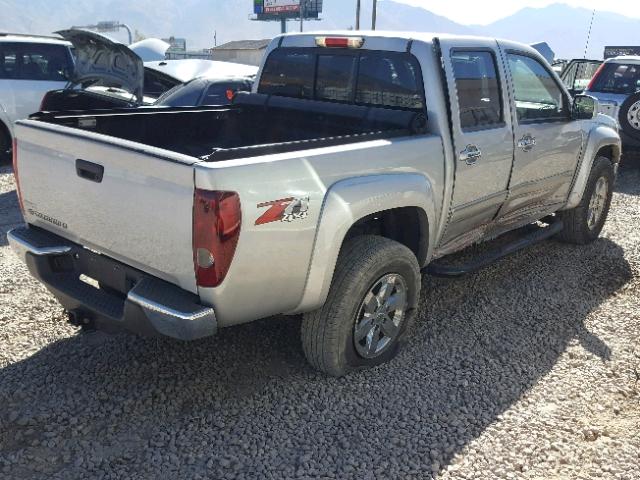 1GCHTDFEXC8131902 - 2012 CHEVROLET COLORADO L SILVER photo 4