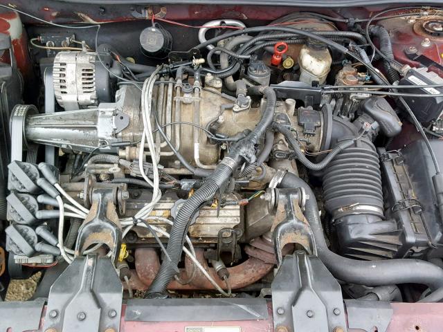 2G4WF5213W1545369 - 1998 BUICK REGAL GS Бордовый фото 7