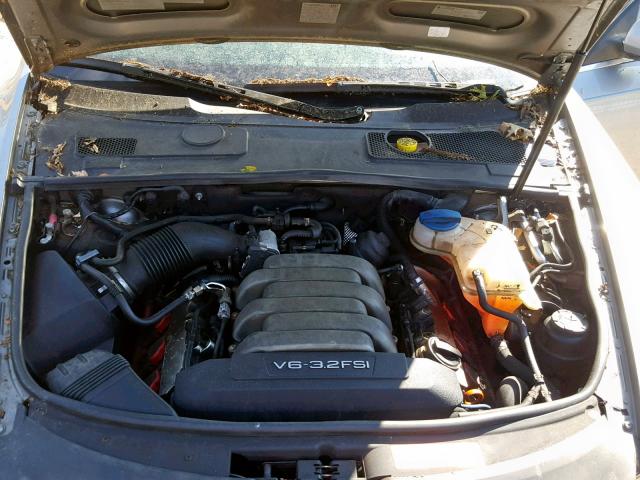 WAUDG74F46N053006 - 2006 AUDI A6 3.2 QUA GRAY photo 7