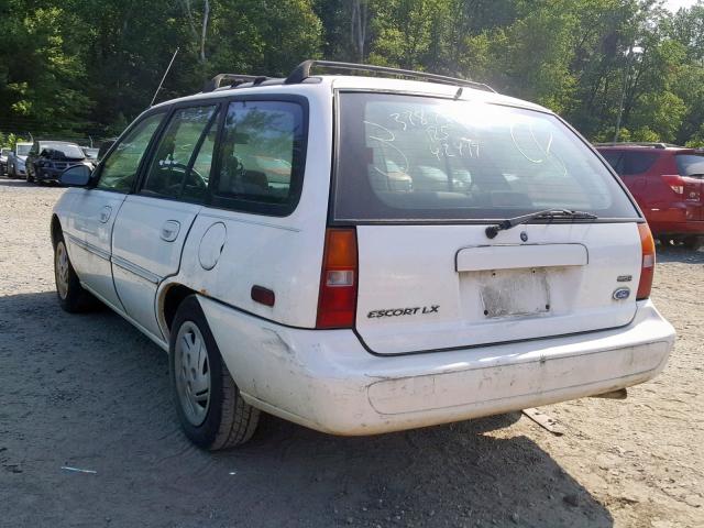 3FALP15PXVR102598 - 1997 FORD ESCORT LX WHITE photo 3