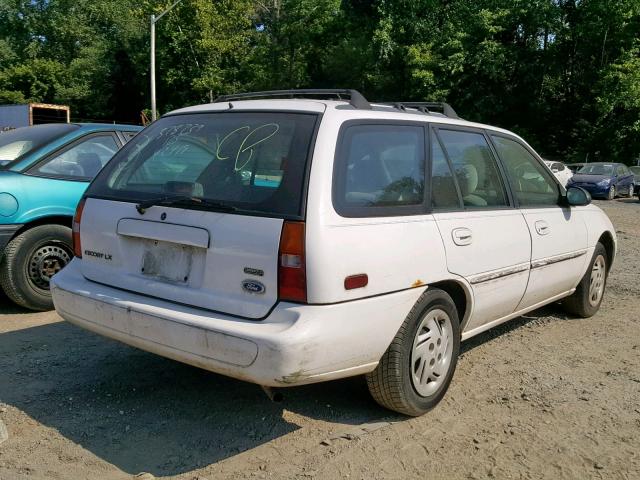 3FALP15PXVR102598 - 1997 FORD ESCORT LX WHITE photo 4