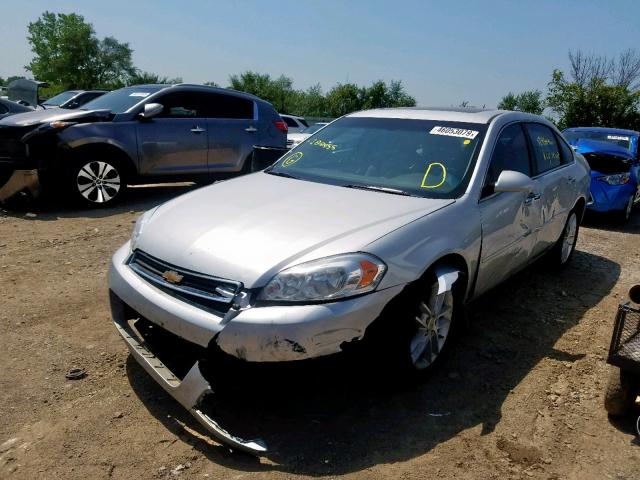 2G1WC5EM3B1200445 - 2011 CHEVROLET IMPALA LTZ SILVER photo 2