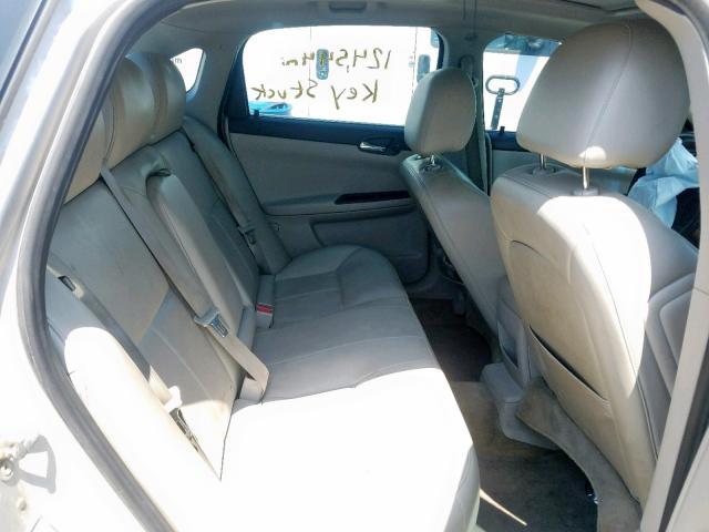 2G1WC5EM3B1200445 - 2011 CHEVROLET IMPALA LTZ SILVER photo 6