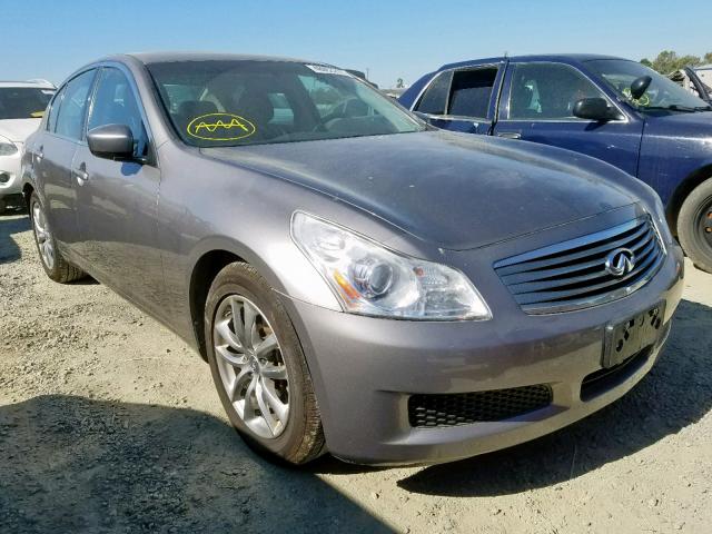 JNKCV61E79M013554 - 2009 INFINITI G37 BASE GRAY photo 1