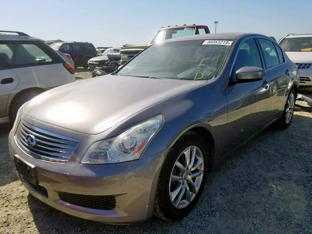 JNKCV61E79M013554 - 2009 INFINITI G37 BASE GRAY photo 2