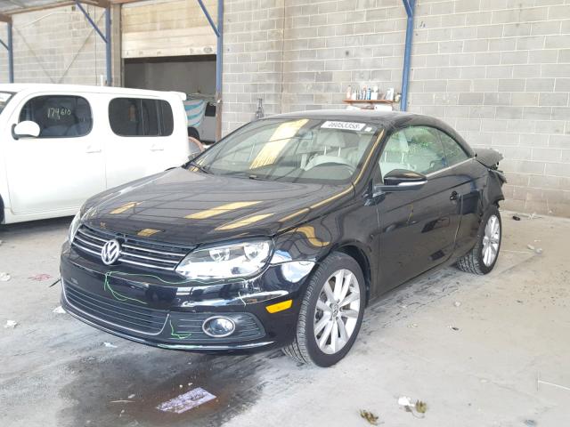 WVWBW8AH0EV005574 - 2014 VOLKSWAGEN EOS KOMFOR BLACK photo 2