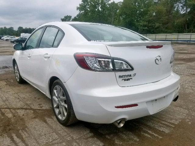 JM1BL1V91C1662911 - 2012 MAZDA 3 S WHITE photo 3