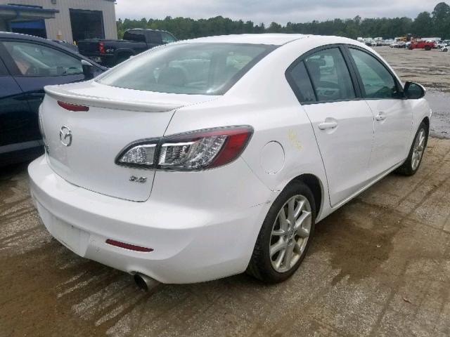 JM1BL1V91C1662911 - 2012 MAZDA 3 S WHITE photo 4