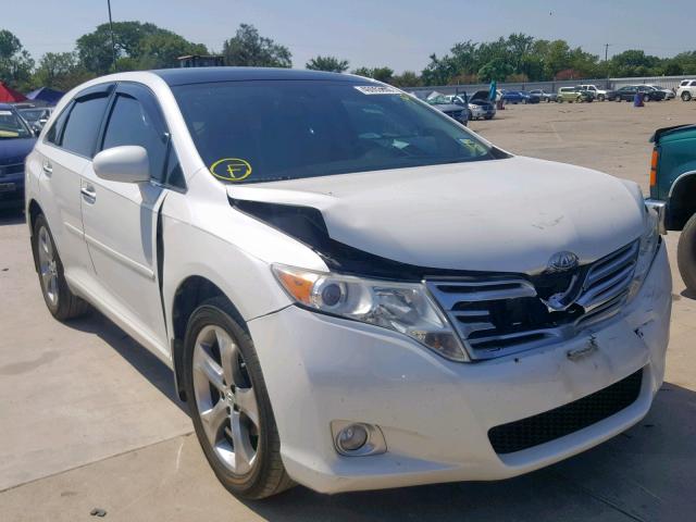 4T3ZK3BB4AU025563 - 2010 TOYOTA VENZA WHITE photo 1