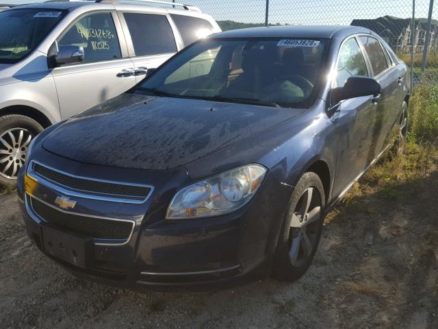 1G1ZC5EU2BF105400 - 2011 CHEVROLET MALIBU 1LT BLUE photo 2