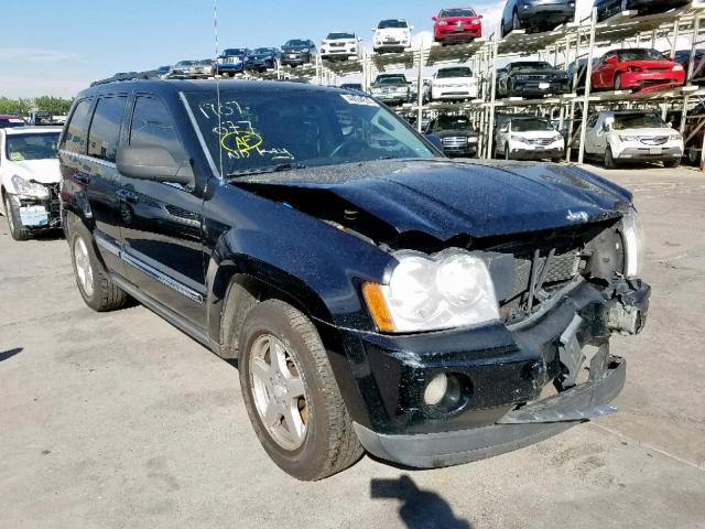 1J8HR58207C524830 - 2007 JEEP GRAND CHER BLACK photo 1