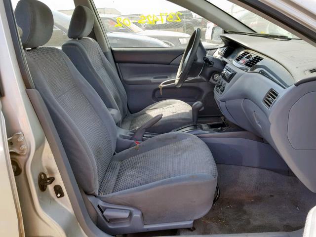 JA3AJ26E52U015300 - 2002 MITSUBISHI LANCER ES GRAY photo 5