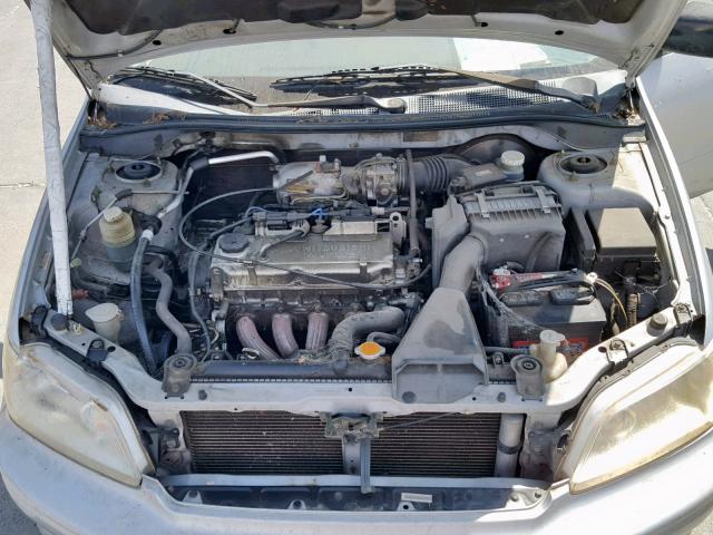 JA3AJ26E52U015300 - 2002 MITSUBISHI LANCER ES GRAY photo 7