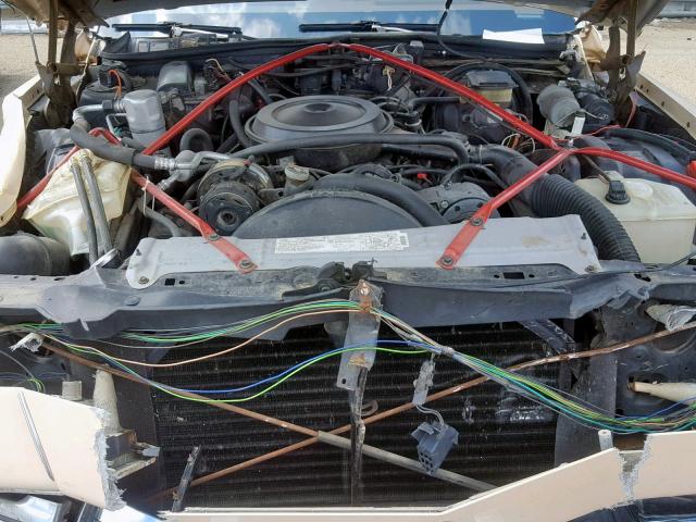 1G6DW51Y8JR762929 - 1988 CADILLAC BROUGHAM TAN photo 7