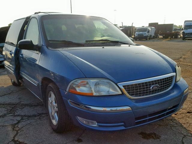 2FMZA52412BB46339 - 2002 FORD WINDSTAR S BLUE photo 1