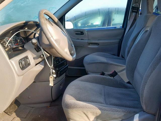 2FMZA52412BB46339 - 2002 FORD WINDSTAR S BLUE photo 5