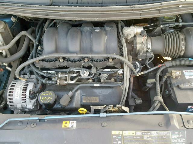 2FMZA52412BB46339 - 2002 FORD WINDSTAR S BLUE photo 7