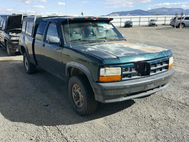 1B7GG23X6PS277877 - 1993 DODGE DAKOTA GREEN photo 1