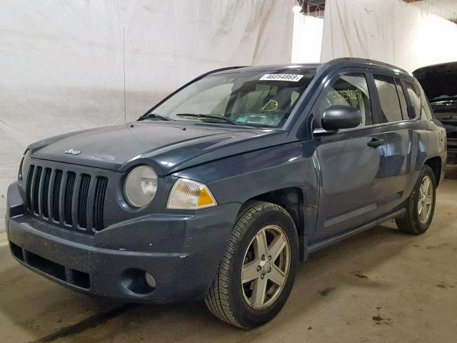 1J8FT47WX7D156254 - 2007 JEEP COMPASS BLUE photo 2