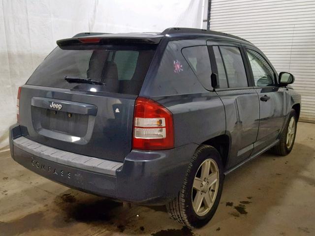 1J8FT47WX7D156254 - 2007 JEEP COMPASS BLUE photo 4