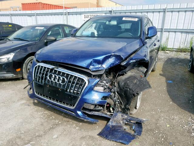 WA1VFCFPXEA041581 - 2014 AUDI Q5 PRESTIG BLUE photo 2