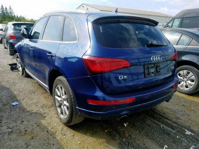 WA1VFCFPXEA041581 - 2014 AUDI Q5 PRESTIG BLUE photo 3