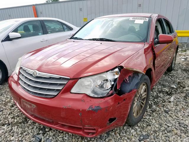 1C3LC56K07N509419 - 2007 CHRYSLER SEBRING TO RED photo 2