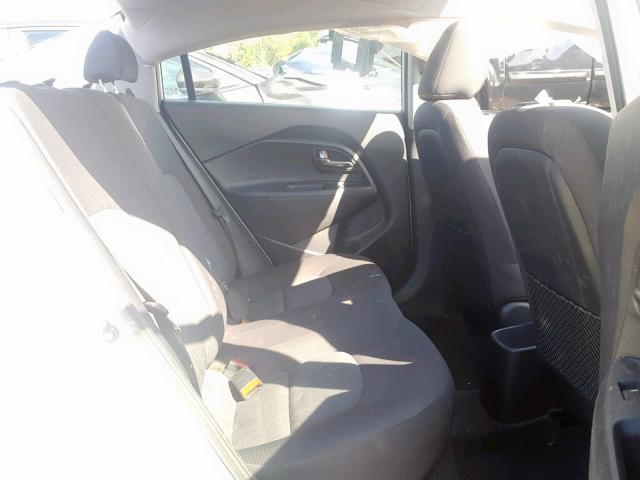 KNADM4A31D6191997 - 2013 KIA RIO LX SILVER photo 6