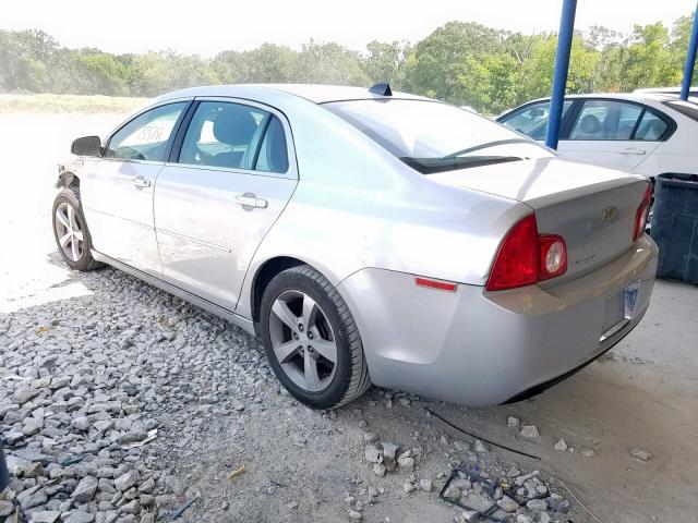 1G1ZC5EU7CF255102 - 2012 CHEVROLET MALIBU 1LT SILVER photo 3