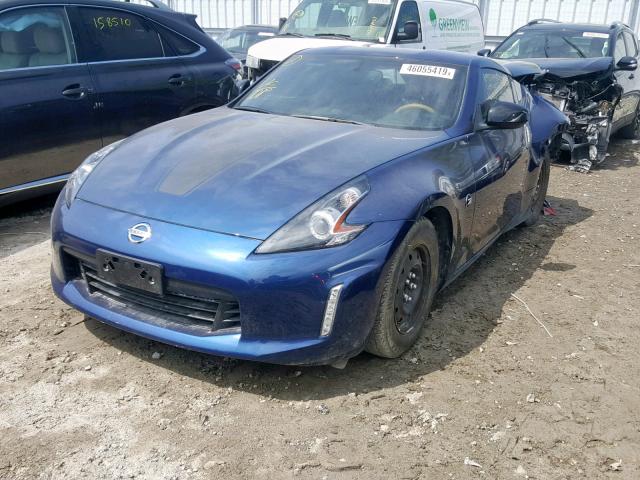 JN1AZ4EH6KM421039 - 2019 NISSAN 370Z BASE BLUE photo 2