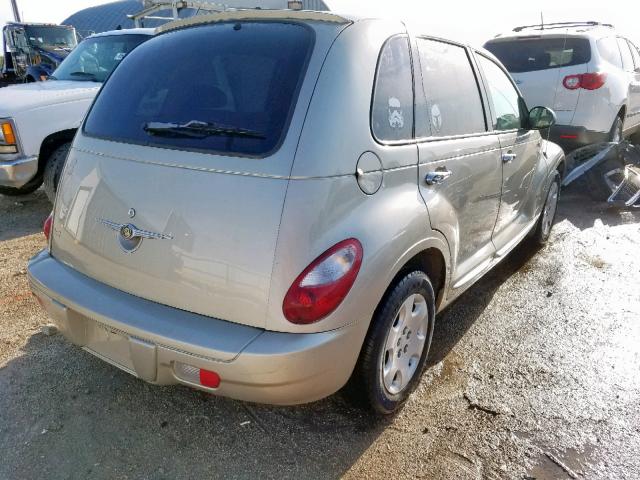 3A4FY58B76T289518 - 2006 CHRYSLER PT CRUISER TAN photo 4