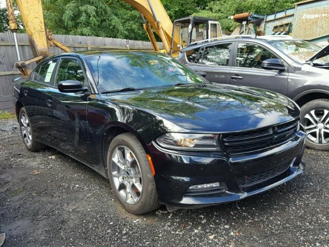 2C3CDXJG2FH778959 - 2015 DODGE CHARGER SX BLACK photo 1