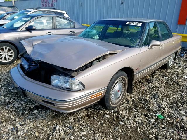 1G3CX52K4S4311737 - 1995 OLDSMOBILE 98 REGENCY TAN photo 2