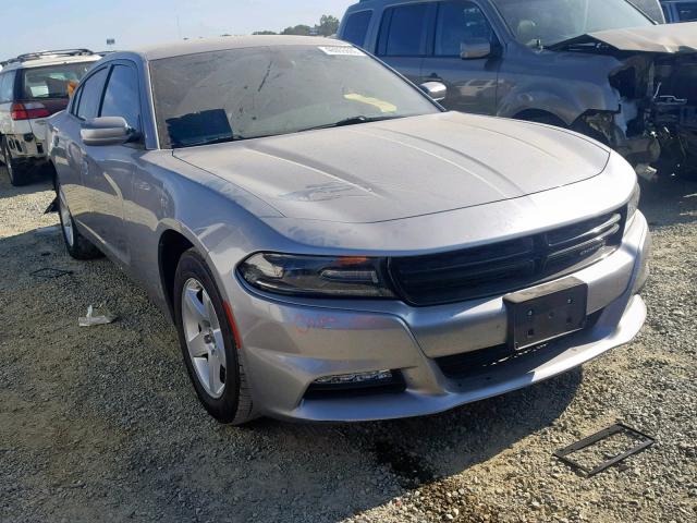 2C3CDXHG5GH129602 - 2016 DODGE CHARGER SX SILVER photo 1