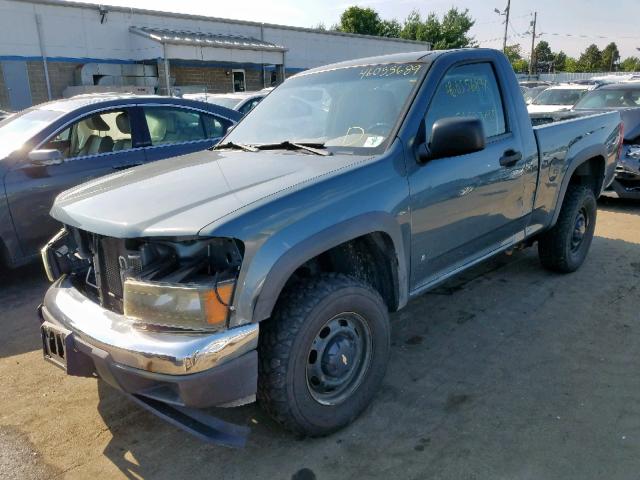 1GCDT149578216980 - 2007 CHEVROLET COLORADO BLUE photo 2