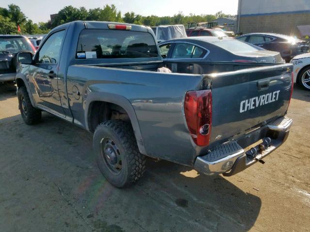 1GCDT149578216980 - 2007 CHEVROLET COLORADO BLUE photo 3