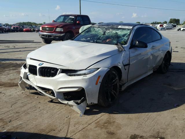 WBS3R9C57FK333915 - 2015 BMW M4 WHITE photo 2