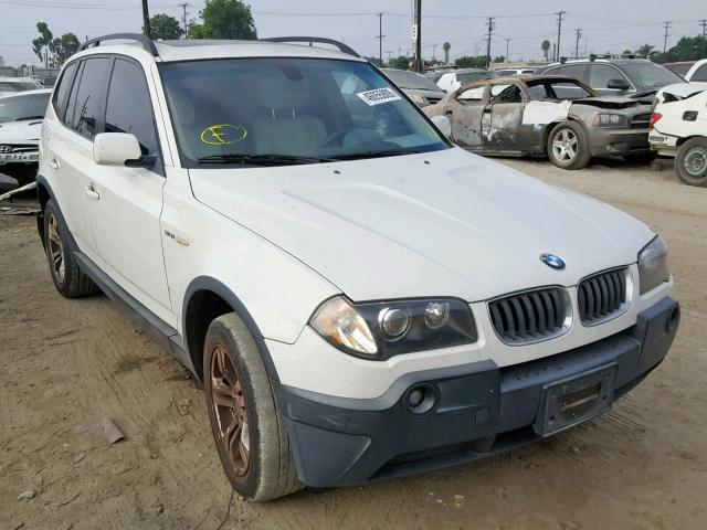 WBXPA93494WC32703 - 2004 BMW X3 3.0I WHITE photo 1