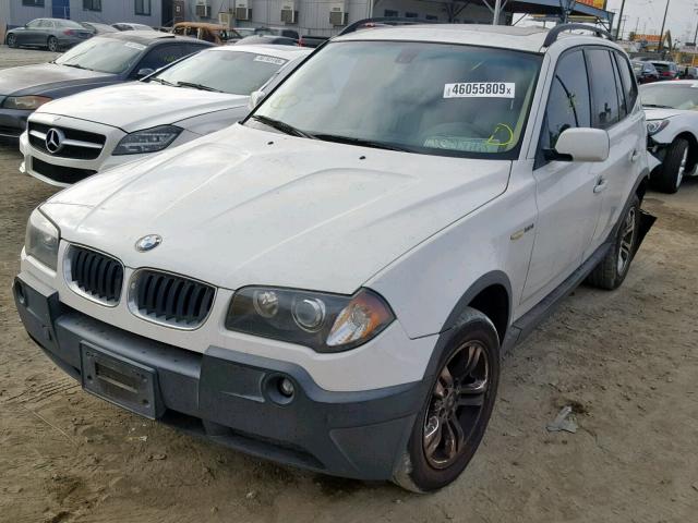 WBXPA93494WC32703 - 2004 BMW X3 3.0I WHITE photo 2