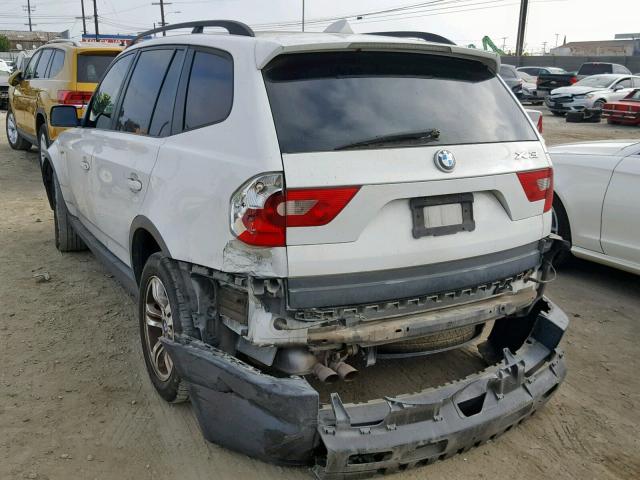 WBXPA93494WC32703 - 2004 BMW X3 3.0I WHITE photo 3