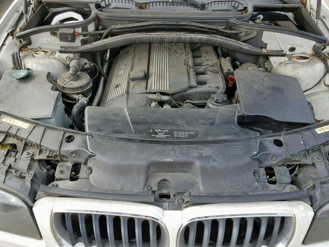 WBXPA93494WC32703 - 2004 BMW X3 3.0I WHITE photo 7