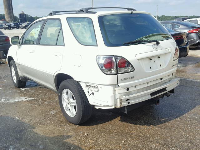 JTJGF10U420127243 - 2002 LEXUS RX 300 WHITE photo 3