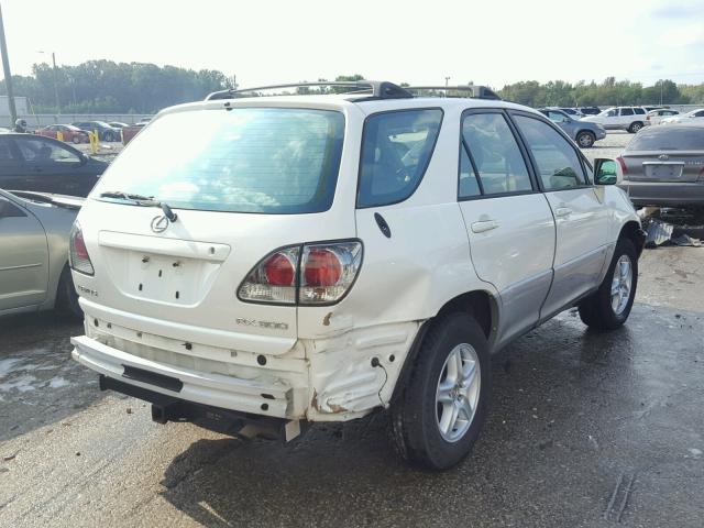 JTJGF10U420127243 - 2002 LEXUS RX 300 WHITE photo 4