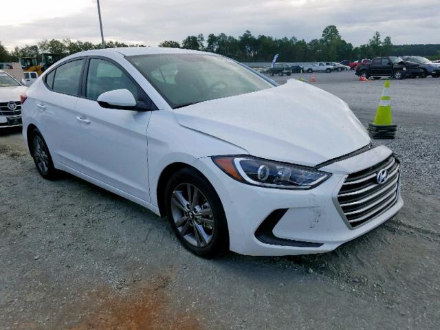 5NPD84LF6HH080209 - 2017 HYUNDAI ELANTRA WHITE photo 1