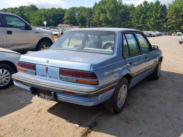 JG2JB54K5M7578619 - 1991 PONTIAC SUNBIRD BLUE photo 4