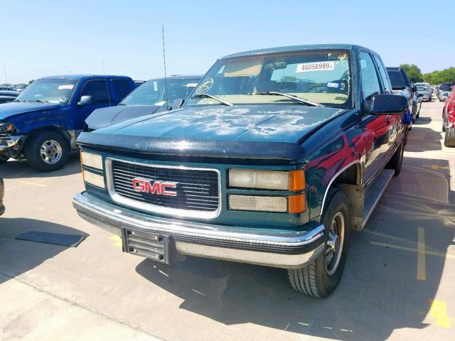 1GTGC29R8WE550982 - 1998 GMC SIERRA C25 GREEN photo 2