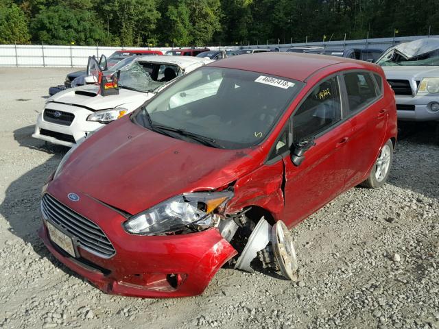 3FADP4EJ9HM146952 - 2017 FORD FIESTA SE RED photo 2